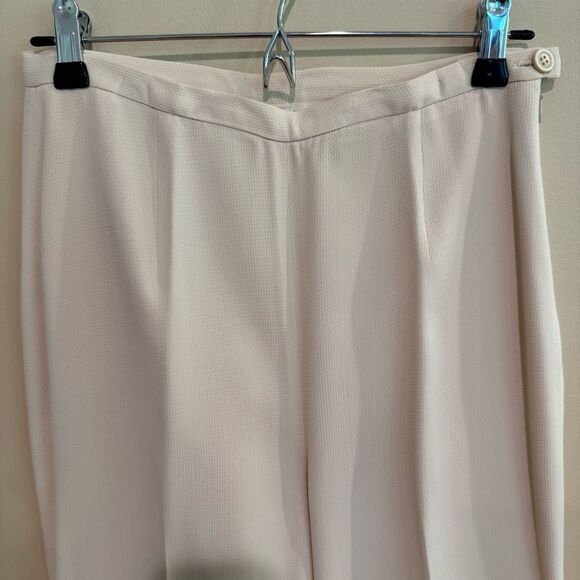 Vintage Ann Taylor cream size 6 high waisted dress pants - Picture 4 of 5
